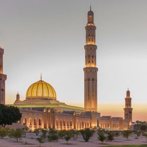 The Sultan Qaboos Grand Mosque, Muscat.